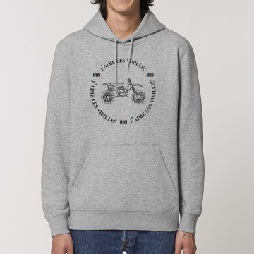 Hoodie "J'aime les vieilles" Unisexe