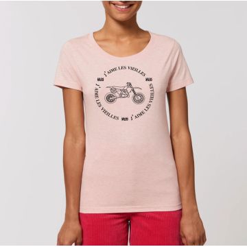 T-Shirt femme "j'aime les vieilles"