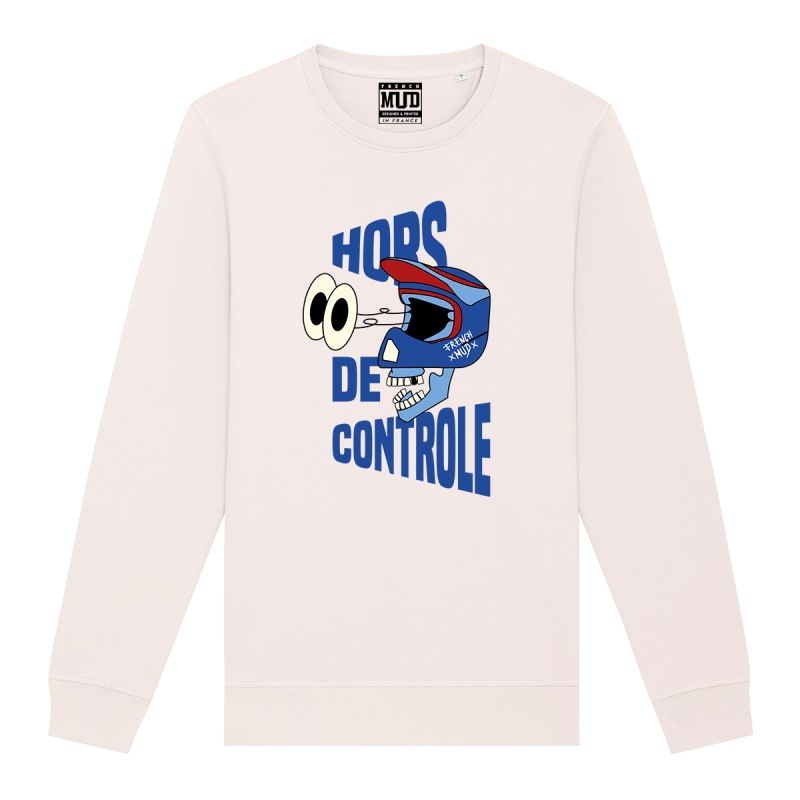 Sweat Col Rond "Hors de controle" Unisexe