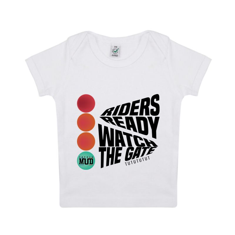 T-shirt "riders ready watch the gate" Bebe BIO