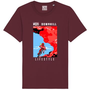 T-Shirt " downhill lifestyle " Unisexe