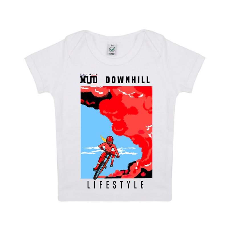 T-shirt "downhill lifestyle" Bebe BIO