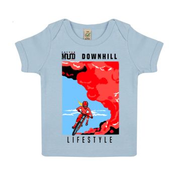 T-shirt "downhill lifestyle" Bebe BIO