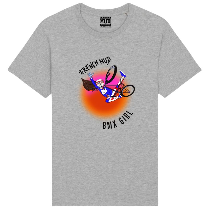 T-Shirt " bmx girl " Unisexe