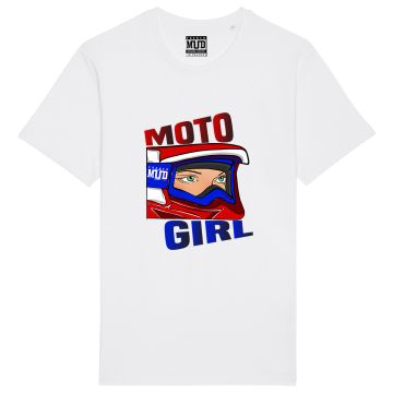 T-Shirt "moto girl" Unisexe