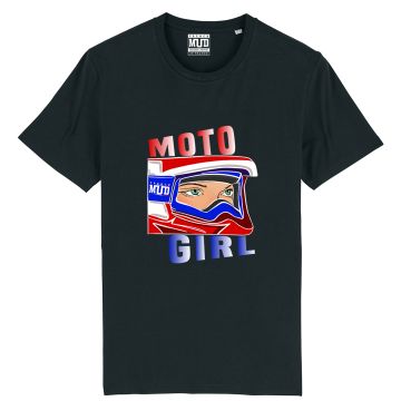T-Shirt "moto girl" Unisexe