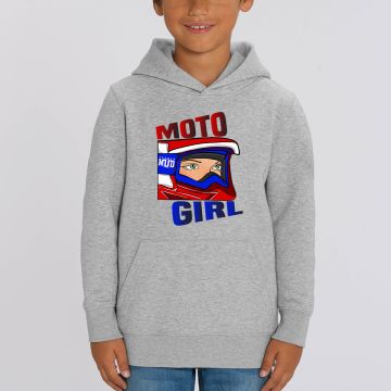 Hoodie "moto girl" Enfant