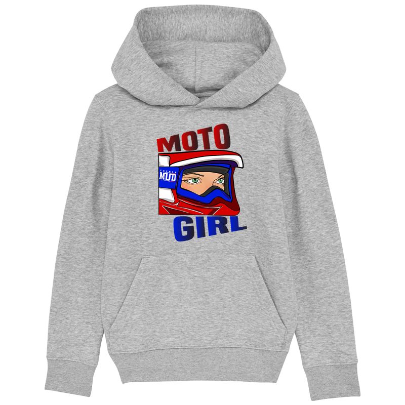 Hoodie "moto girl" Enfant