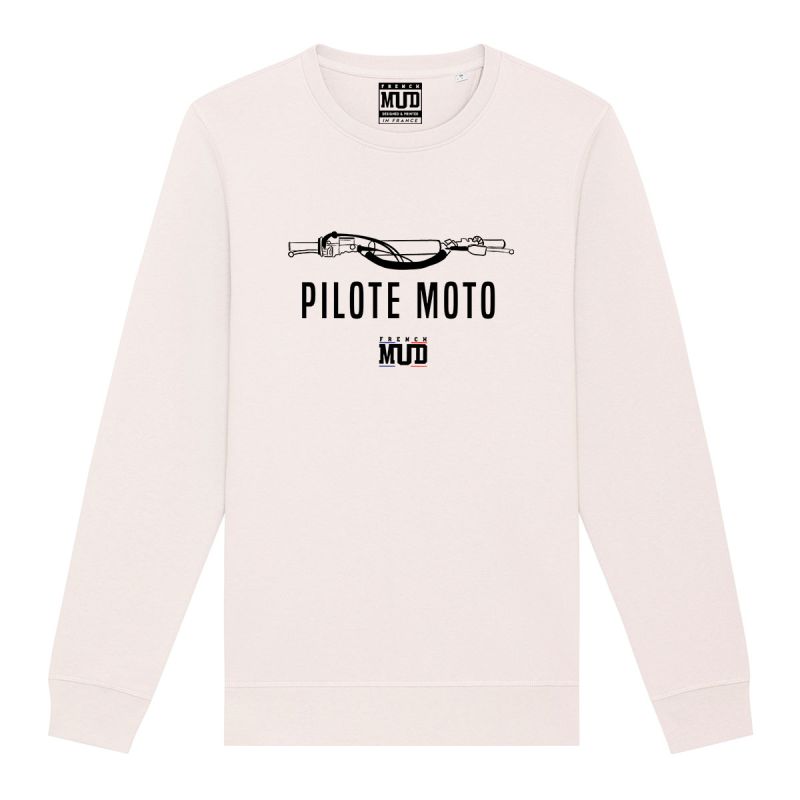 Sweat "pilote moto" Unisexe