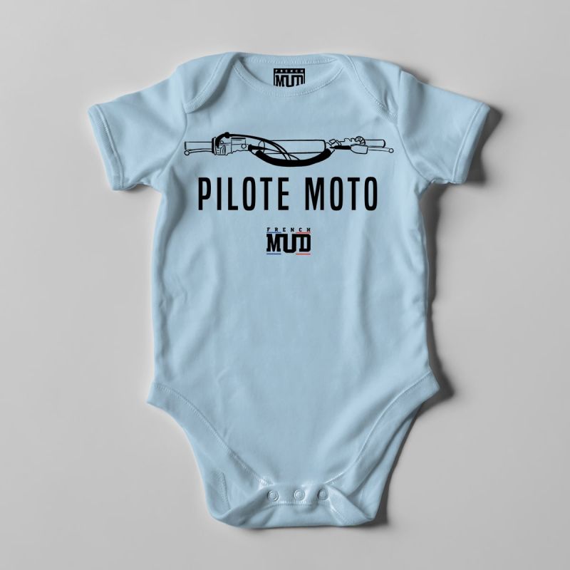 Body "pilote moto" bebe