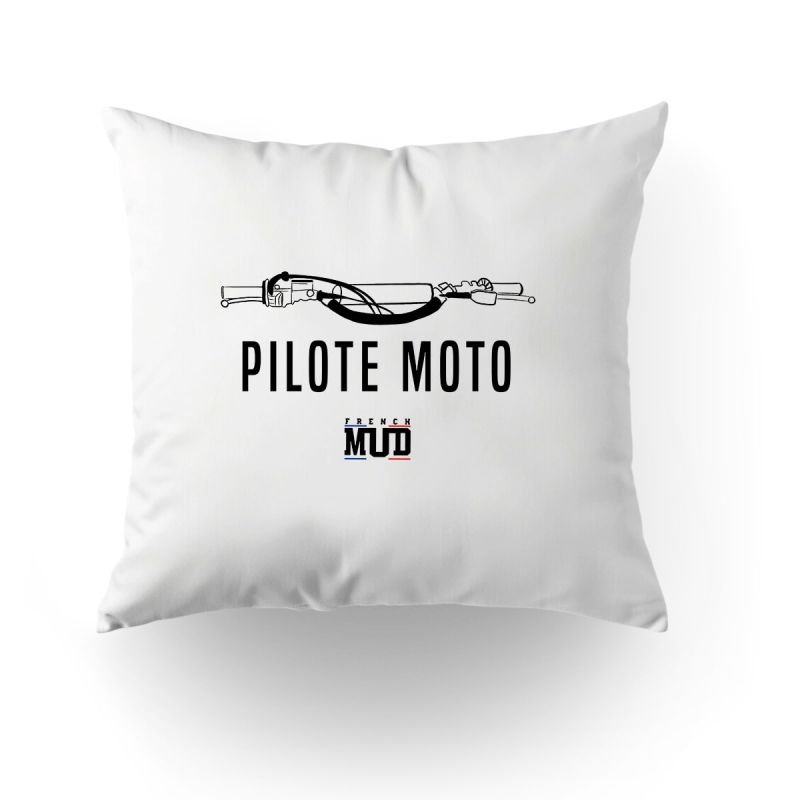 Coussin "pilote moto"