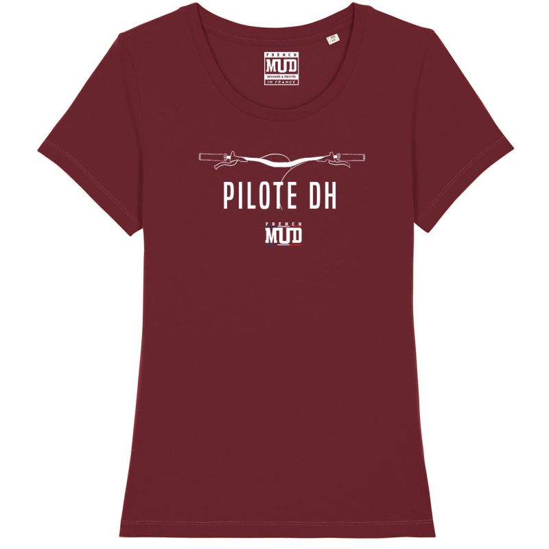 T-Shirt "pilote dh" femme