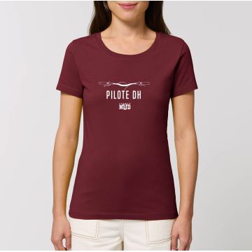 T-Shirt "pilote dh" femme