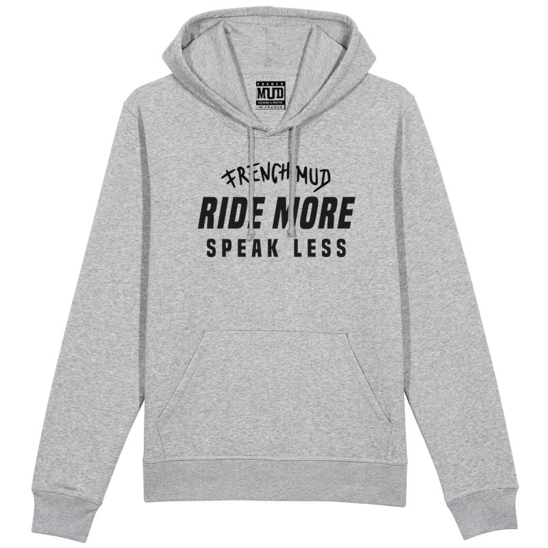 Hoodie "ride more speak less" Unisexe