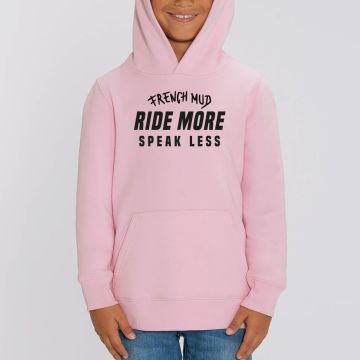 Hoodie "ride more speak less" Enfant