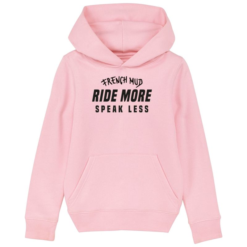 Hoodie "ride more speak less" Enfant