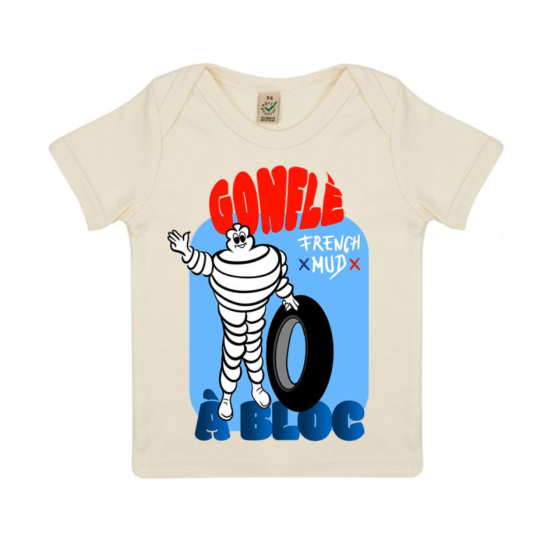 T-shirt "gonfle a bloc" Bebe BIO