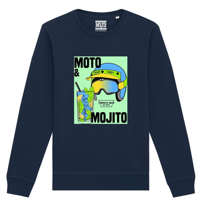 Sweat "moto & mojito" Unisexe