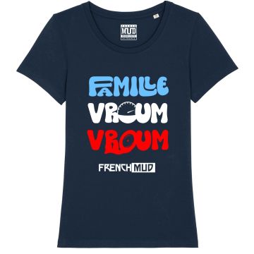 T-Shirt "famille vroum vroum" femme