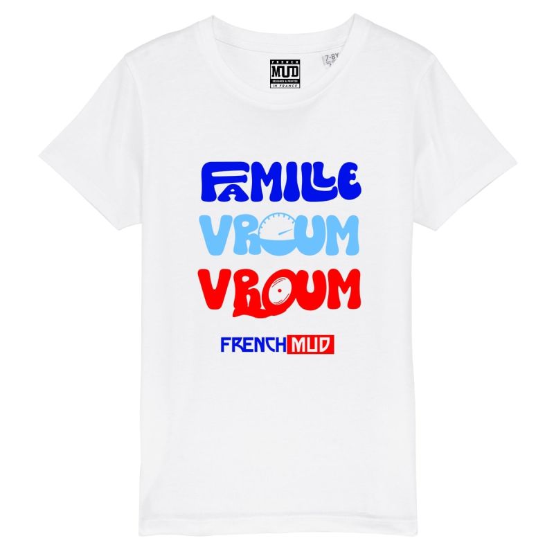 T-shirt "famille vroum vroum" Enfant