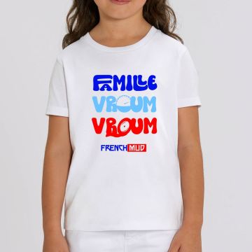T-shirt "famille vroum vroum" Enfant