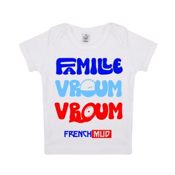 T-shirt "famille vroum vroum" Bebe BIO