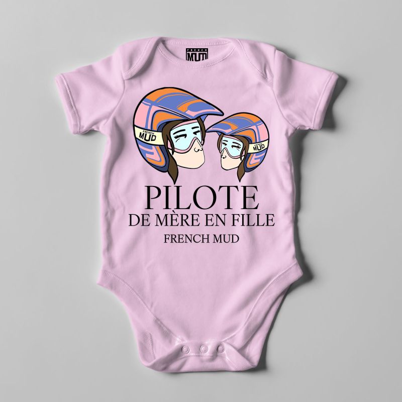 Body "pilote de mere en fille" bebe