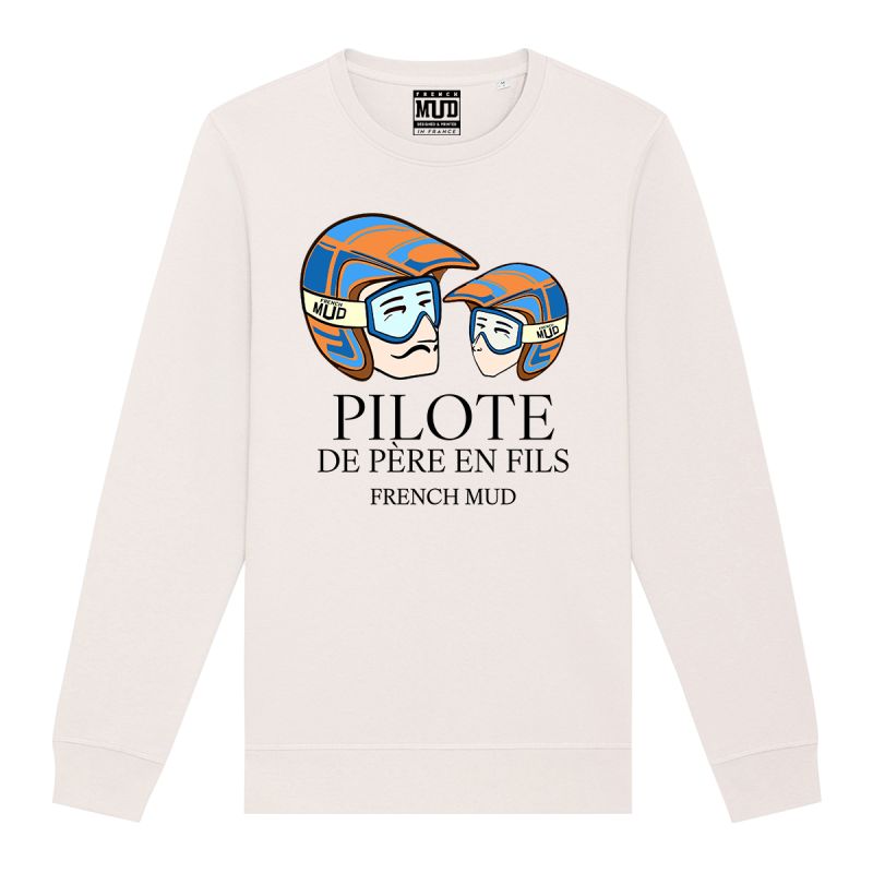 Sweat "pilote de pere en fils" Unisexe