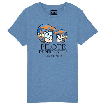 T-shirt "pilote de pere en fils" Enfant