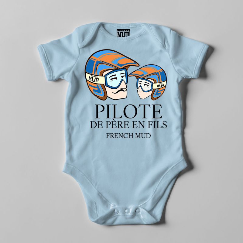 Body "pilote de pere en fils" bebe