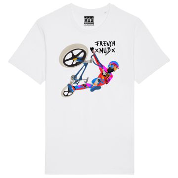 T-Shirt "peinture BMX" Unisexe