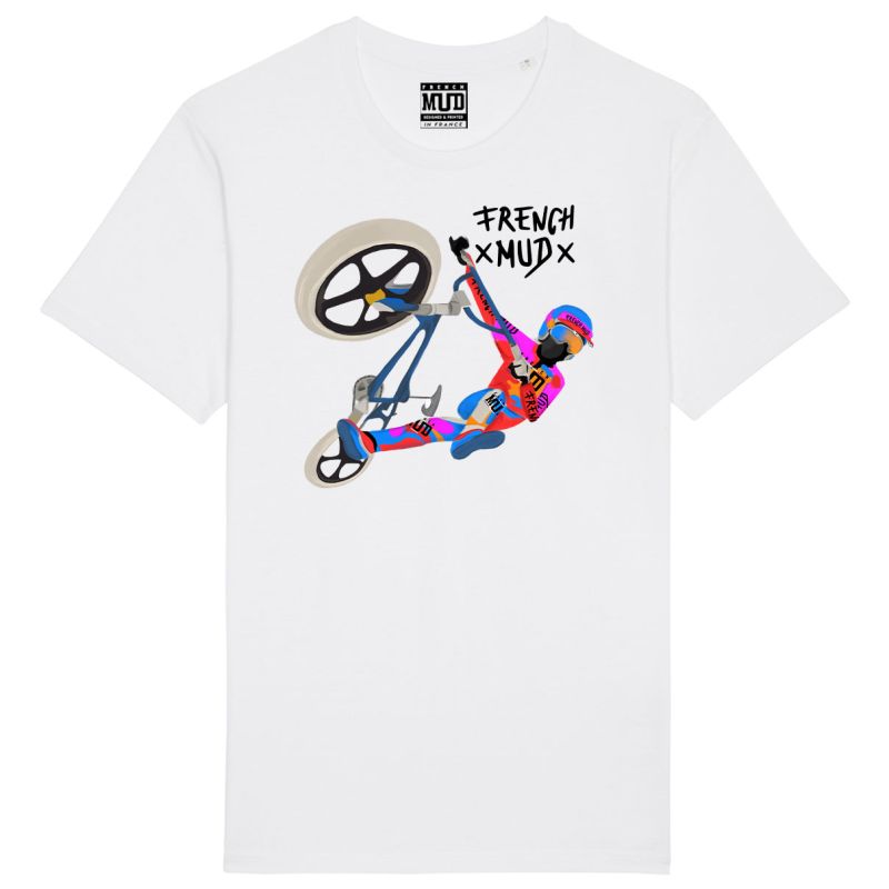 T-Shirt "peinture BMX" Unisexe