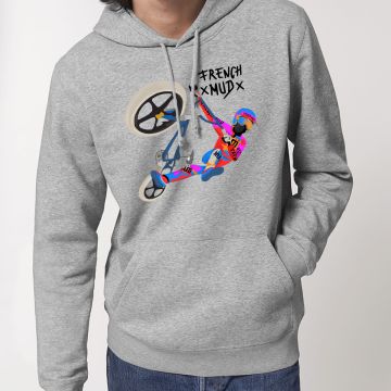 Hoodie "peinture bmx" Unisexe