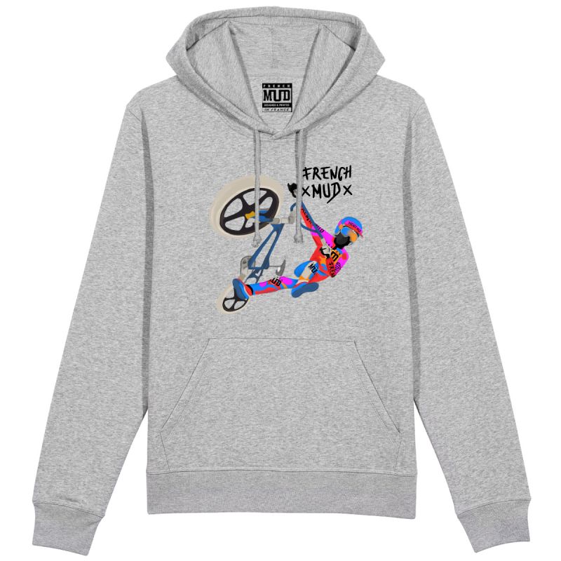 Hoodie "peinture bmx" Unisexe