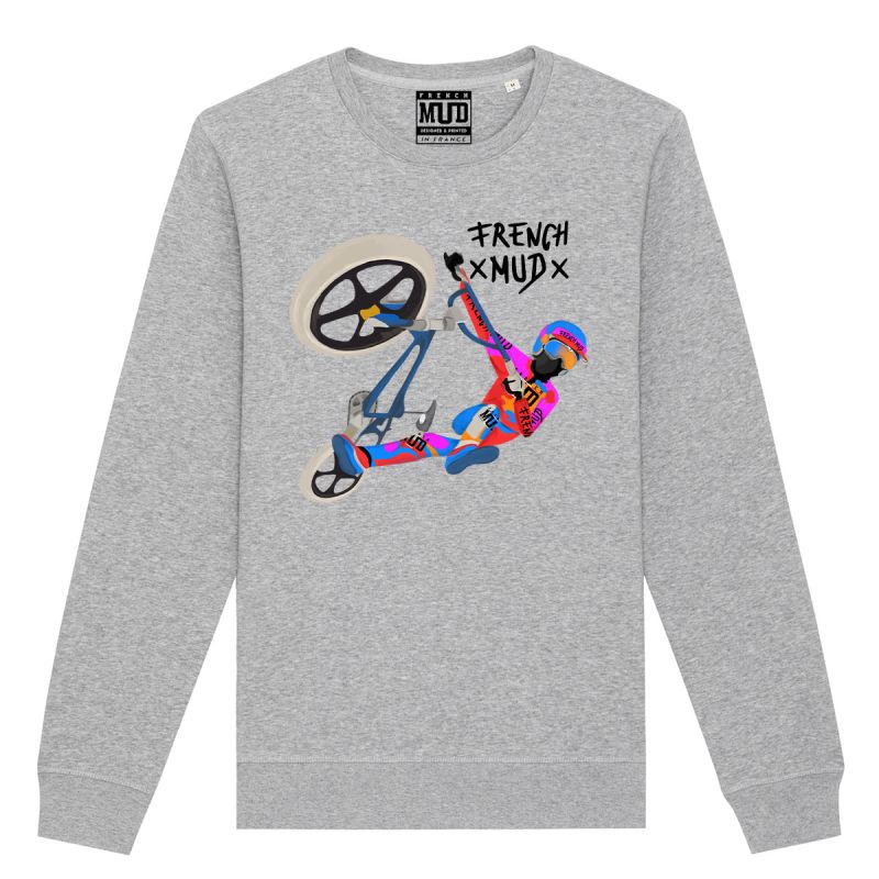 Sweat "peinture BMX" Unisexe