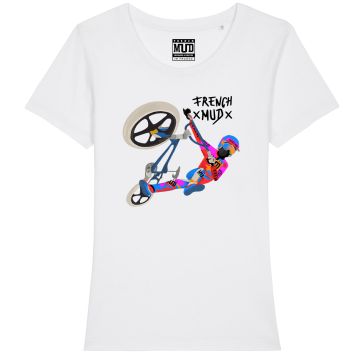 T-Shirt "peinture BMX" femme