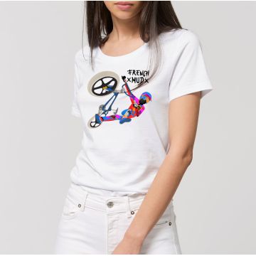 T-Shirt "peinture BMX" femme