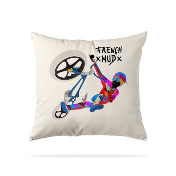 Coussin "peinture BMX"