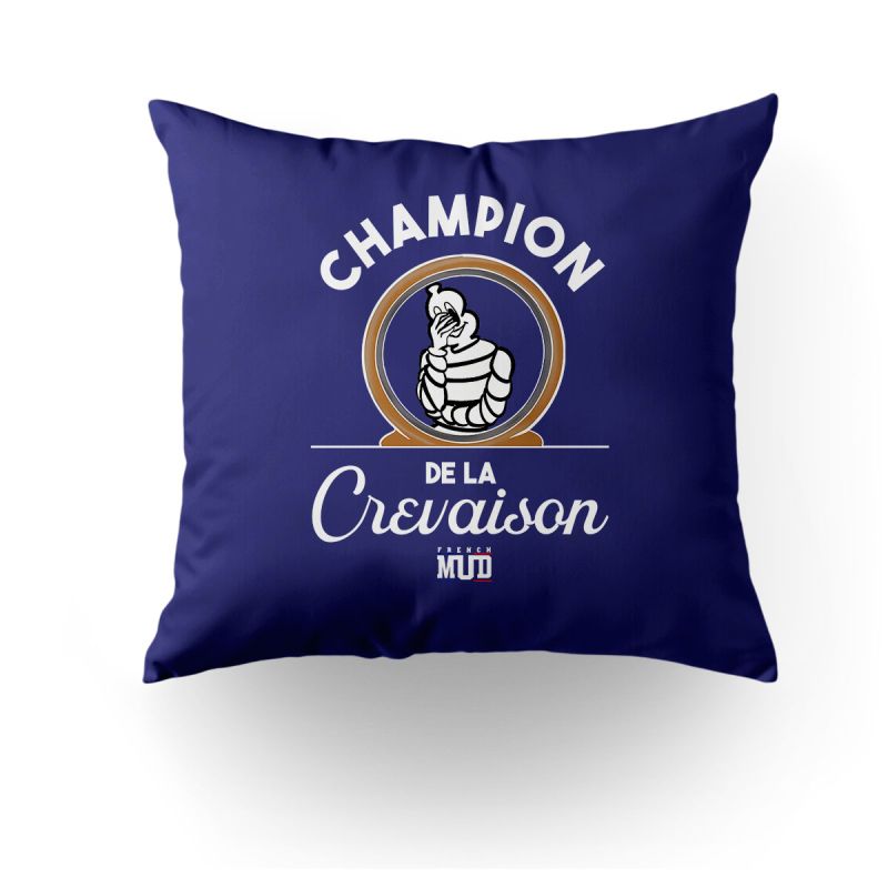 Coussin "champion de la crevaison"