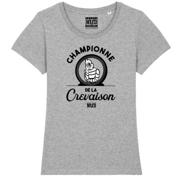 T-Shirt "championne de la crevaison" femme