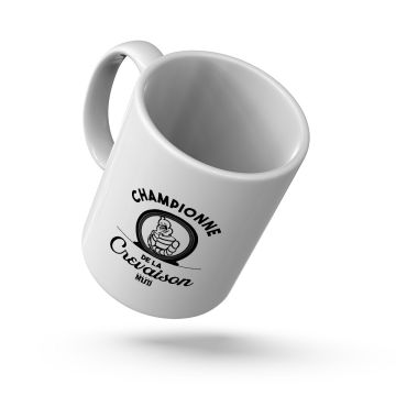 MUG "championne de la crevaison"