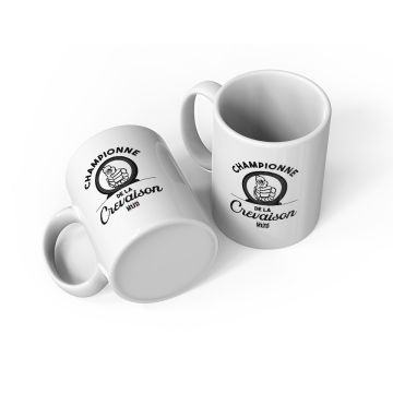 MUG "championne de la crevaison"