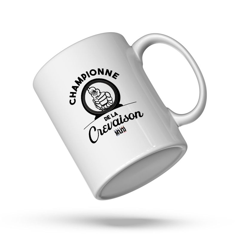 MUG "championne de la crevaison"