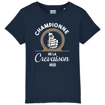 T-shirt "championne de la crevaison" Enfant