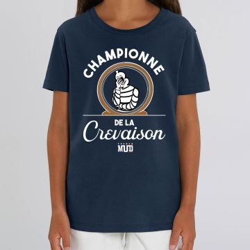 T-shirt "championne de la crevaison" Enfant