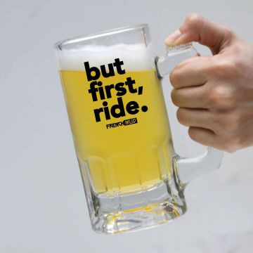 Chope "but first, ride"