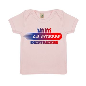 T-shirt "la vitesse destresse" Bebe BIO