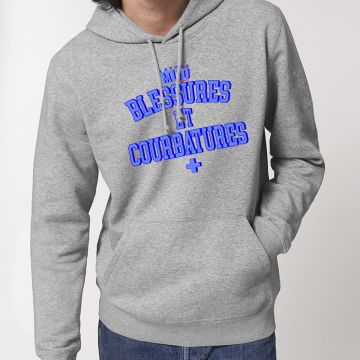 Hoodie "blessures et courbatures" Unisexe