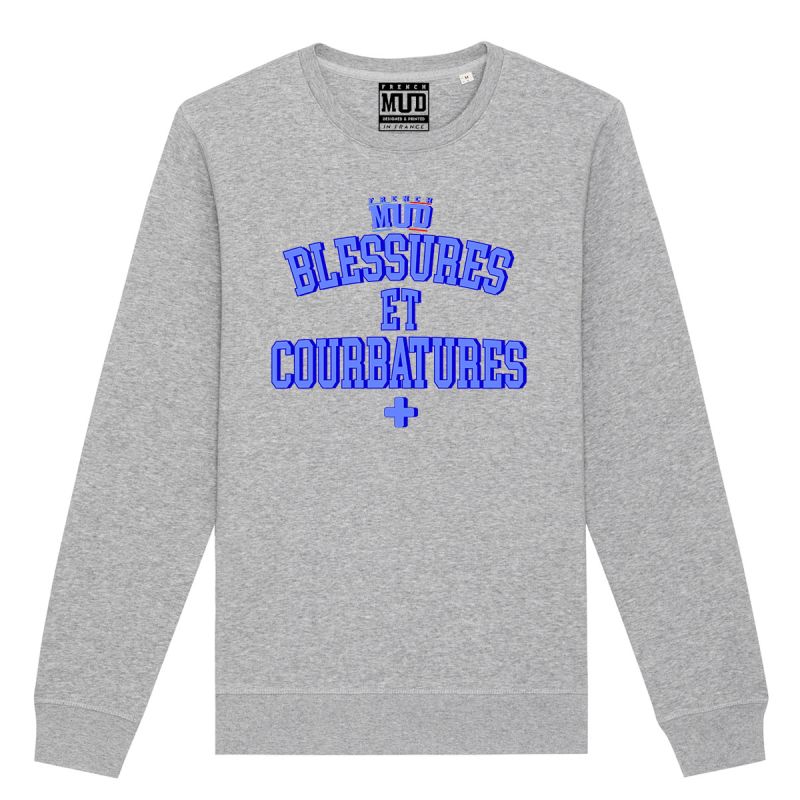 Sweat "blessures et courbatures" Unisexe