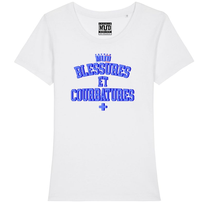 T-Shirt "blessures et courbatures" femme